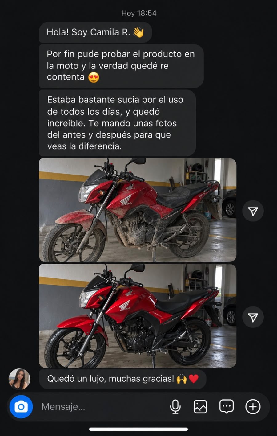 Reseña de cliente SPUMIT