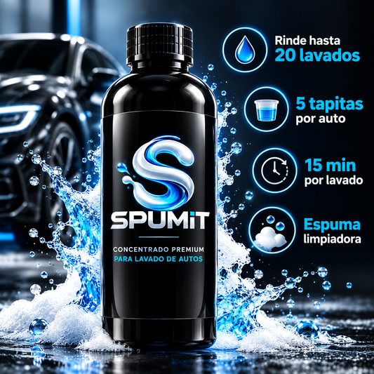 SPUMIT ® ¡Lava Tu Auto Sin Agua En 15 Minutos!