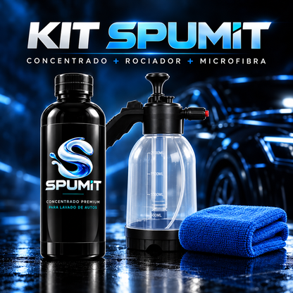 SPUMIT ® ¡Lava Tu Auto Sin Agua En 15 Minutos!