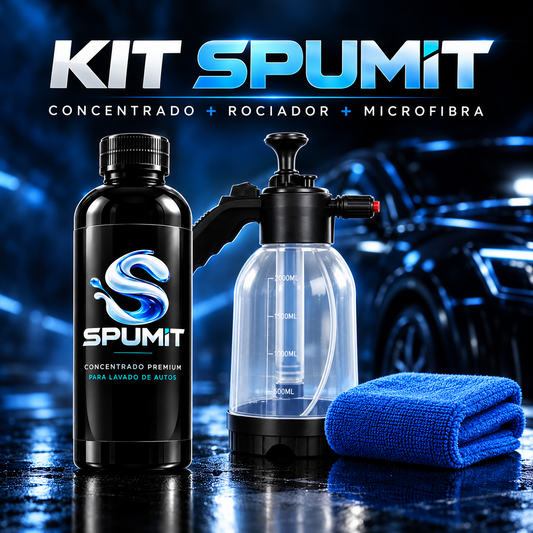 SPUMIT ® ¡Lava Tu Auto Sin Agua En 15 Minutos!